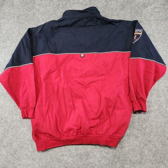 VTG 90s Chaps Ralph Lauren Polo Mens XLT XL T Tall 1/4 Zip Pullover Sweatshirt - Picture 11 of 13